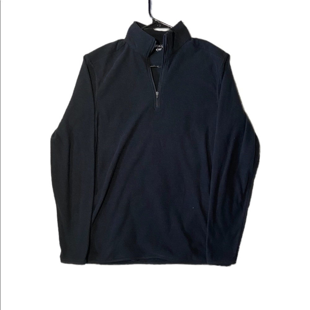 BCG Black Men's Fleece Sweater 1/4 Zipper Small